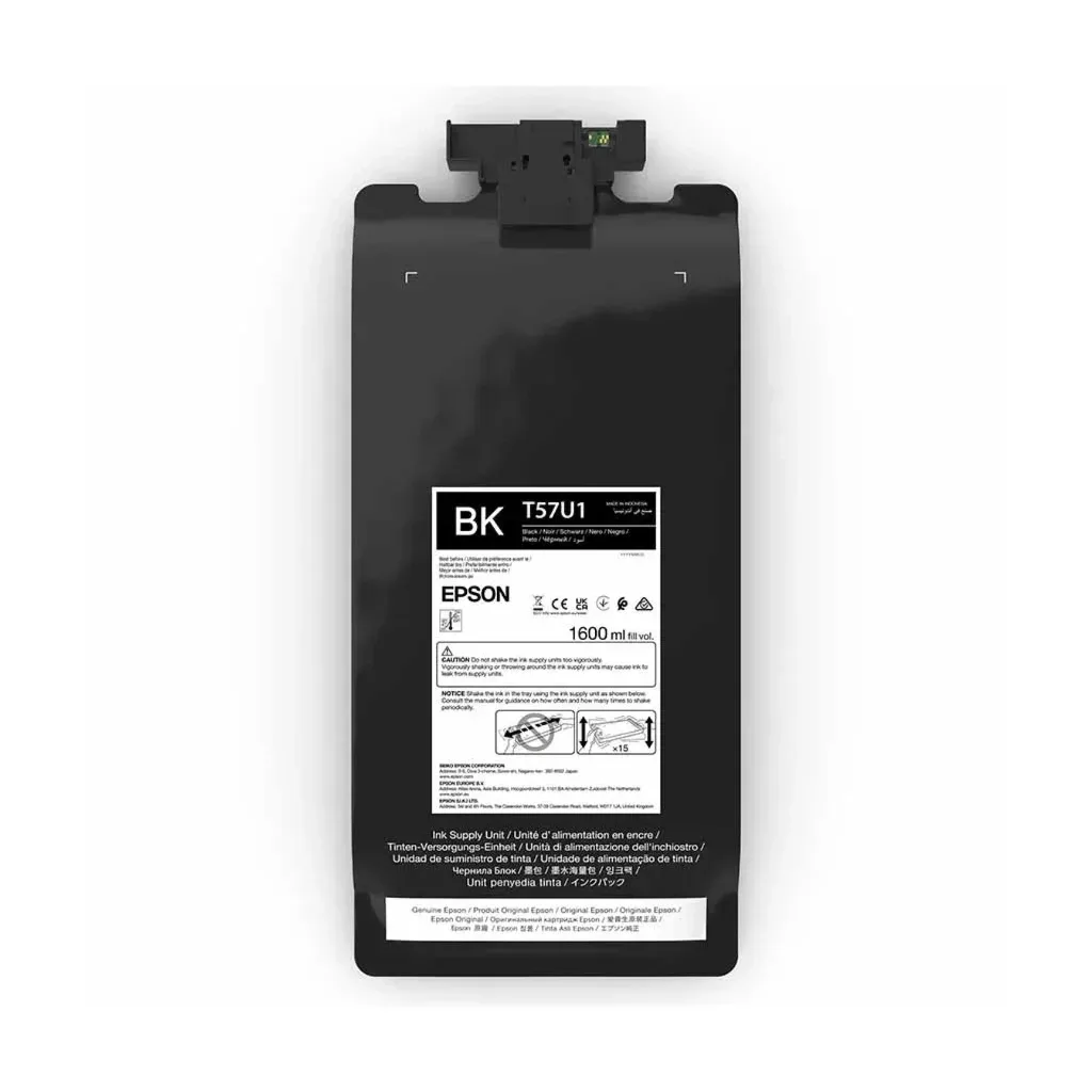 Контейнер з чорнилом Epson T57U UltraChrome DF 1.6L Black (C13T57U100)