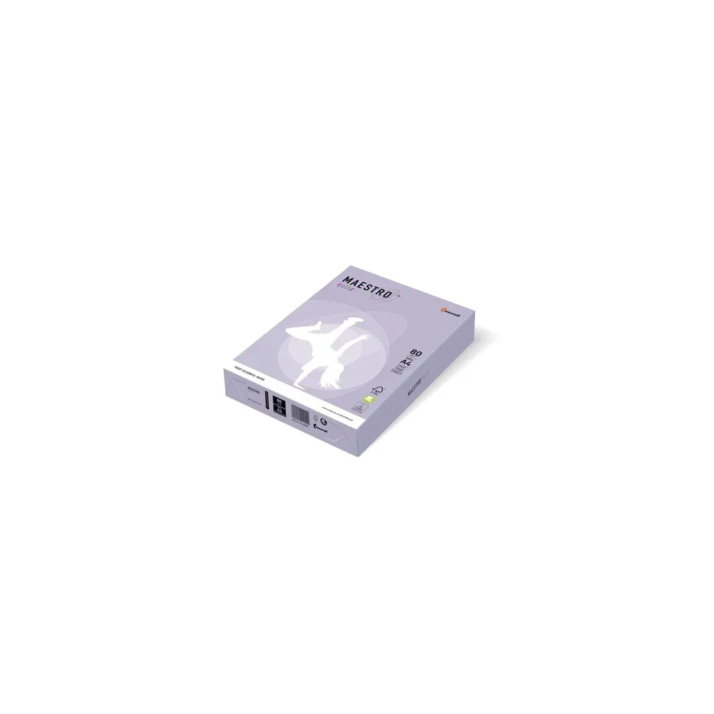 Папір IQ color А4 160g 250sh purple, lilliac pale Mondi (LA12/A4/160/IQ)