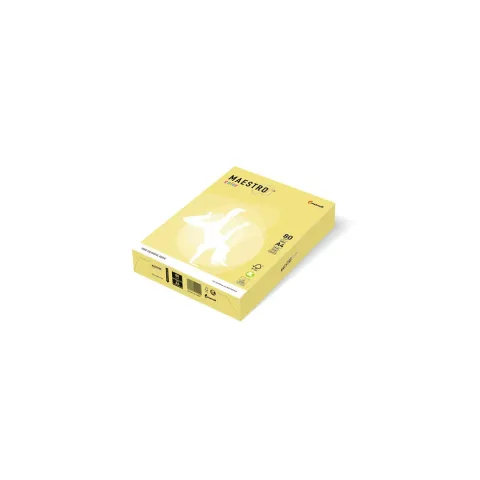 Папір IQ color А4 160g 250sh yellow, lemon Mondi (ZG34/A4/160/IQ)