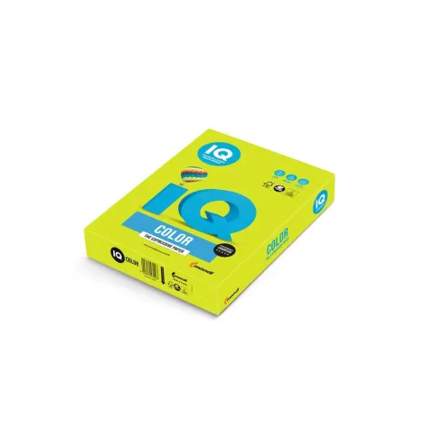 Папір IQ color А4 80g 500sh Green, neon Mondi (NEOGN/A4/80/IQ)