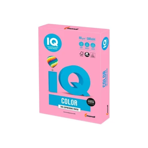 Папір IQ color А4 80g 500sh Pink, pastel Mondi (PI25/A4/80/IQ)