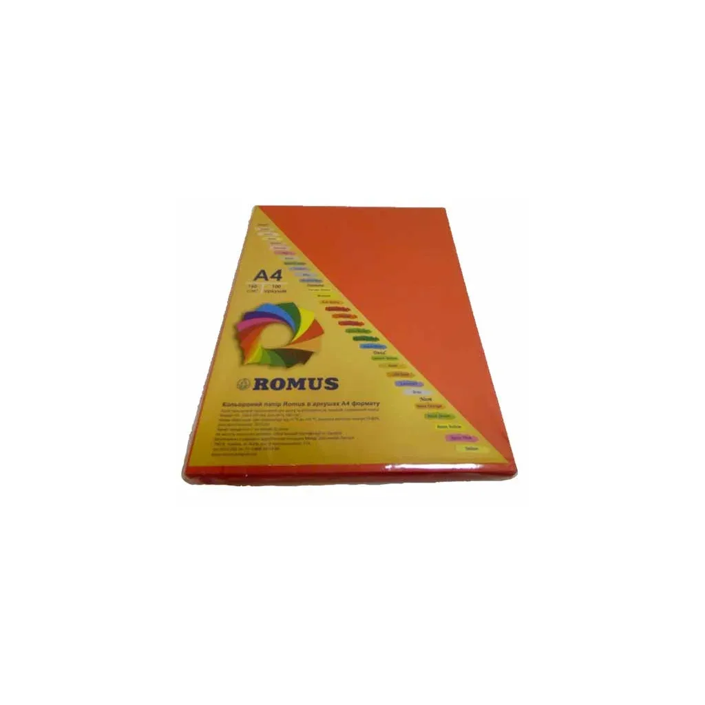 Папір Romus A4 80 г/м2 100c, red coral (R50218)