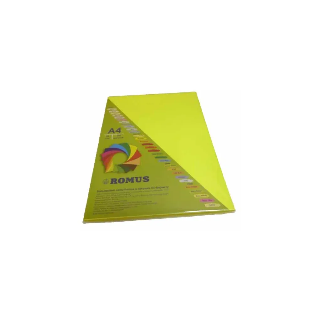 Папір Romus A4 80 г/м2 100c, yellow neon (R50713)