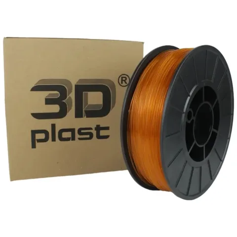 Пластик для 3D-принтера 3Dplast PLA 1.75мм, 0.85кг, transparently-orange (3DPLA17508YHO)