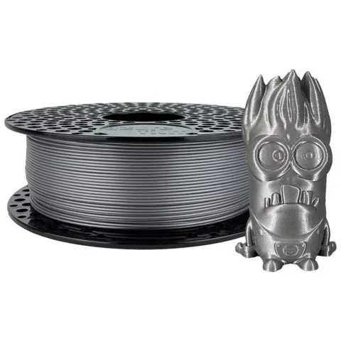 Пластик для 3D-принтера AzureFilm PLA SILK 1,75mm 1kg Silver (FL171-9007)