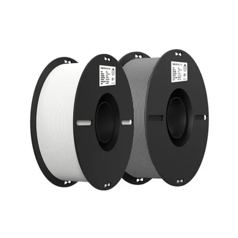 Пластик для 3D-принтера Creality Ender PLA 1.75мм, 2x1кг, white+grey (3301010365)