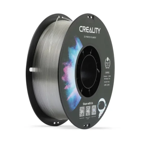 Пластик для 3D-принтера Creality PETG 1.75мм transparent, 1кг (3301030037)