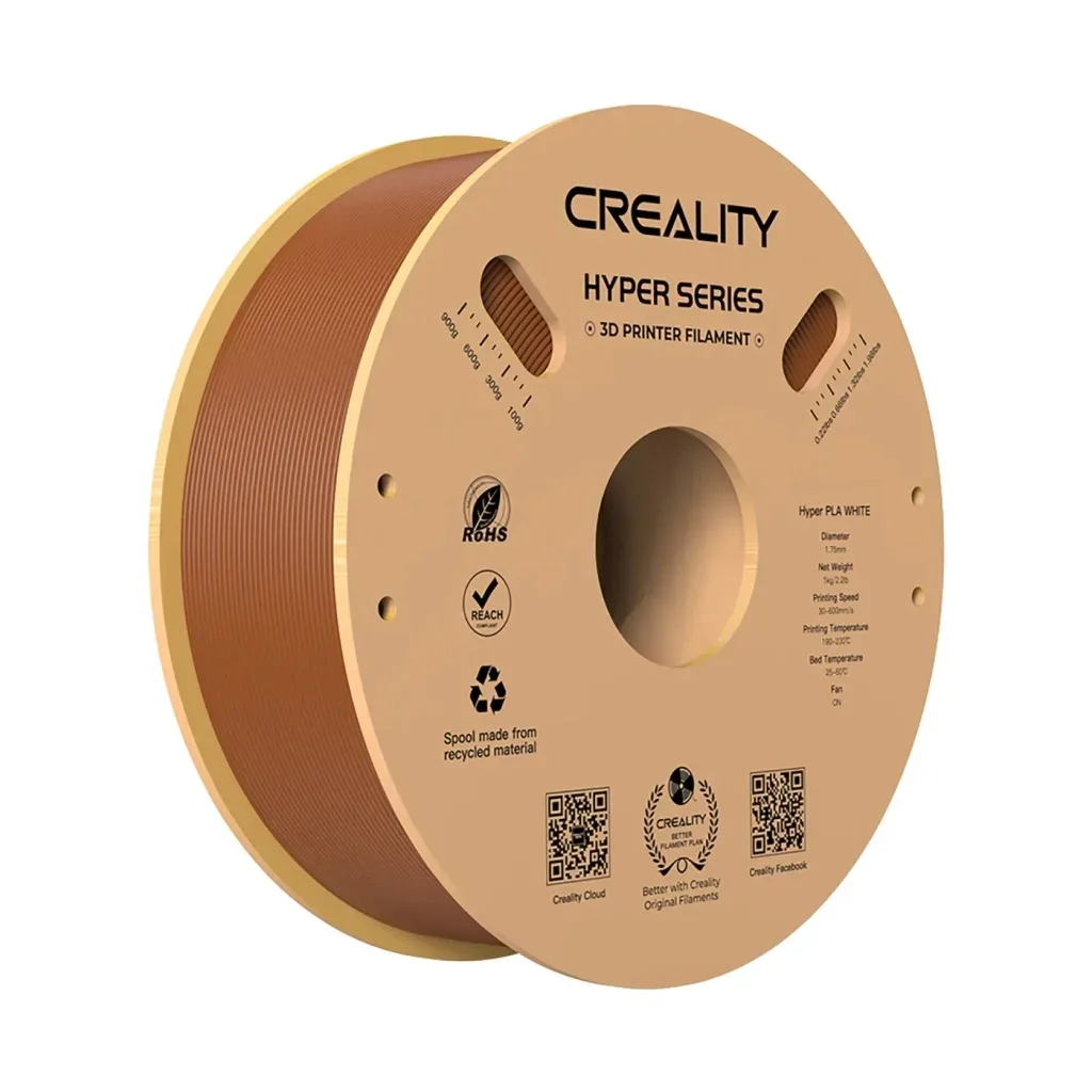 Пластик для 3D-принтера Creality PLA Hyper 1кг, 1.75мм, brown (3301010382)