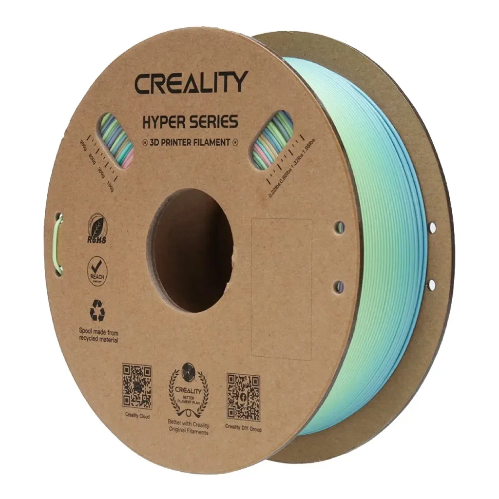 Пластик для 3D-принтера Creality PLA Hyper 1кг, 1.75мм, rainbow, spring lake (3301010424)