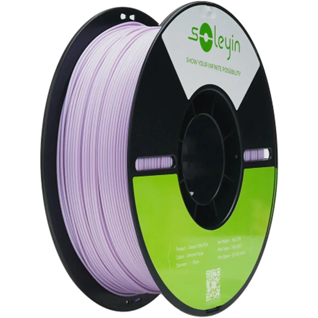 Пластик для 3D-принтера Creality Soleyin PLA ULTRA 1кг, 1.75мм, purple almond (3301010507)