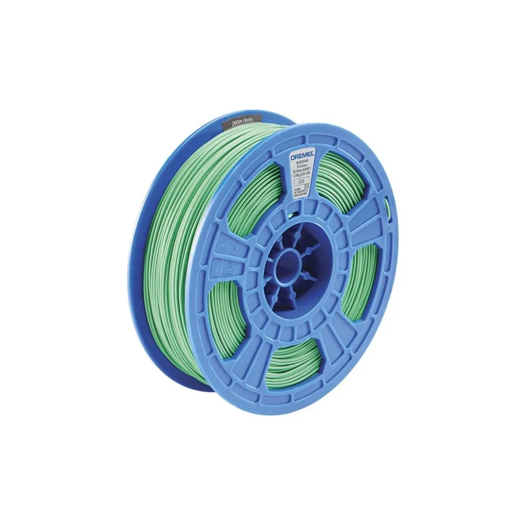 Пластик для 3D-принтера Dremel PLA 1,75mm 0,75kg GREEN (3PIEPL07JA)