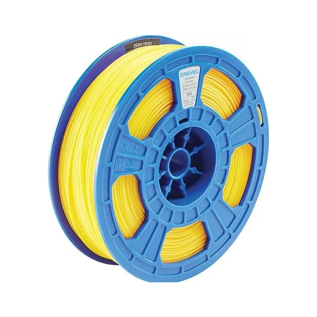 Пластик для 3D-принтера Dremel PLA 1,75mm 0,75kg YELLOW (3PIEPL08JA)