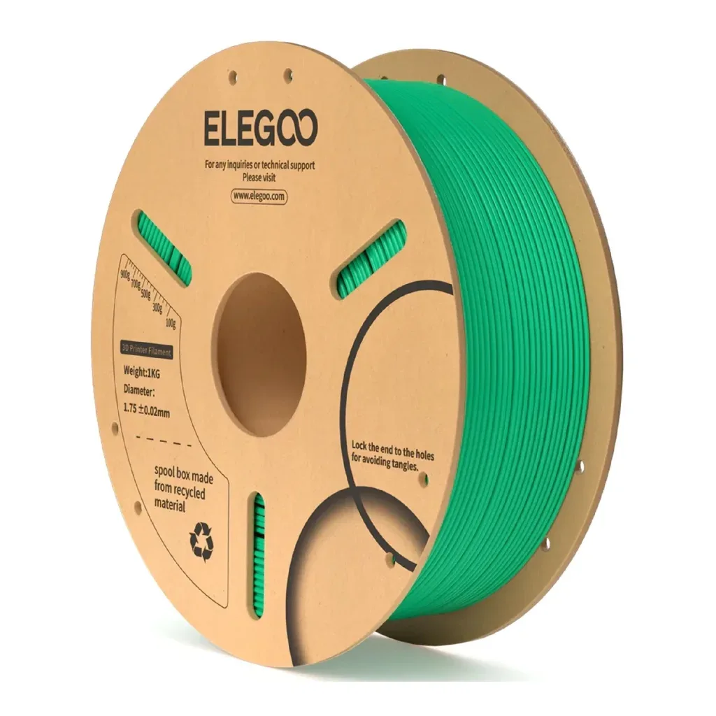 Пластик для 3D-принтера ELEGOO PLA 1кг, 1.75мм, green sea (50.203.0108)