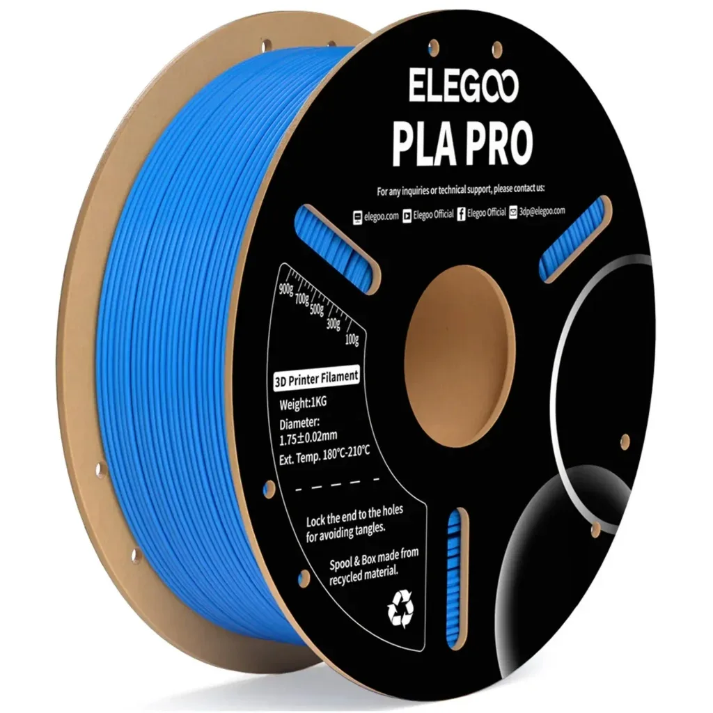 Пластик для 3D-принтера ELEGOO PLA PRO 1кг, 1.75мм, blue light (50.203.0192)