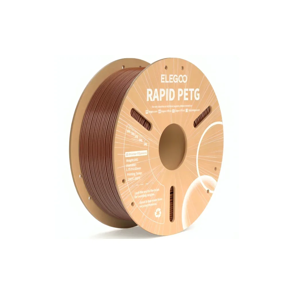 Пластик для 3D-принтера ELEGOO Rapid PETG 1кг, 1.75мм, brown (50.203.0225)
