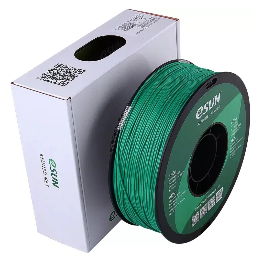 Пластик для 3D-принтера eSUN ABS+, 1кг, 1.75мм, green (ABS+P175G1)