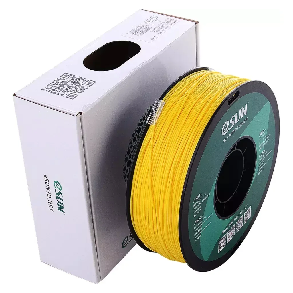 Пластик для 3D-принтера eSUN ABS+, 1кг, 1.75мм, YELLOW (ABS+P175Y1)