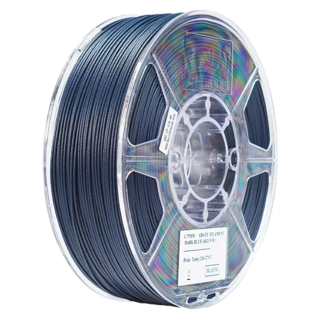 Пластик для 3D-принтера eSUN EABS-CF 1,75mm 1kg DARK BLUE (EABS-CF-P175AU1)