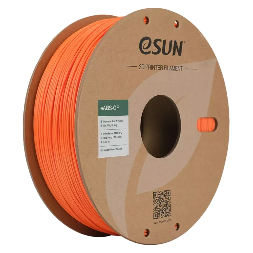 Пластик для 3D-принтера eSUN EABS-GF 1,75mm 1kg ORANGE (EABS-GF-P175O1)