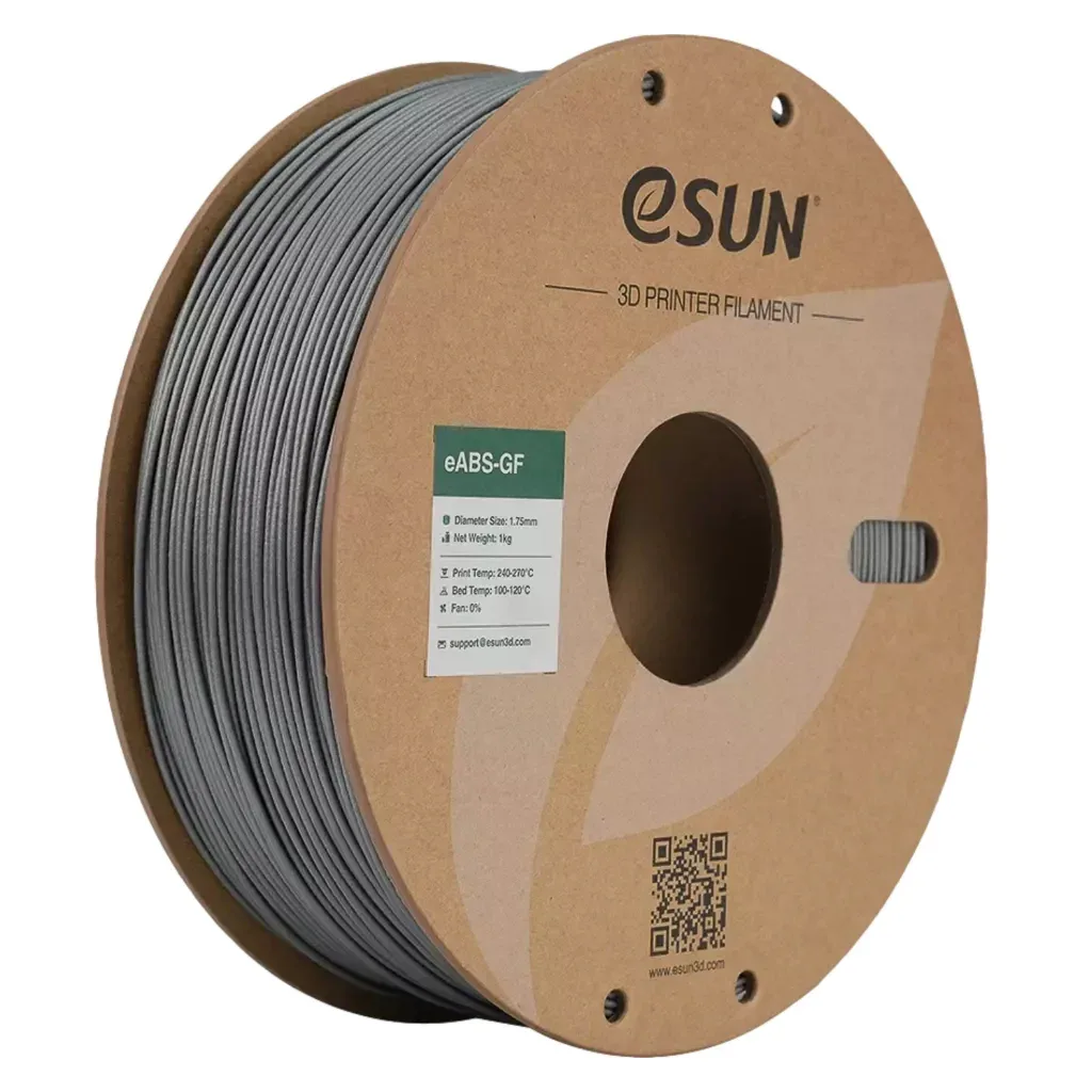Пластик для 3D-принтера eSUN EABS-GF 1,75mm 1kg SILVER (EABS-GF-P175S1)