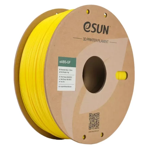 Пластик для 3D-принтера eSUN EABS-GF 1,75mm 1kg YELLOW (EABS-GF-P175Y1)
