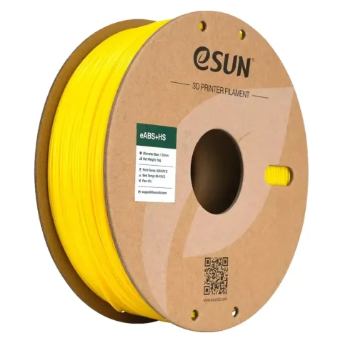 Пластик для 3D-принтера eSUN eABS-HIGH SPEED 1кг, 1.75мм, YELLOW (EABS+HS-P175Y1)