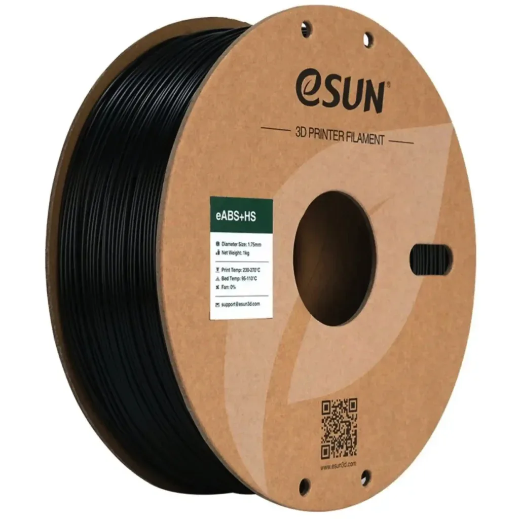 Пластик для 3D-принтера eSUN eABS+HS 1кг 1.75mm BLACK (EABS+HS-P175B1)