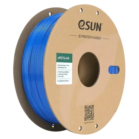 Пластик для 3D-принтера eSUN ePETG+HIGH SPEED 1,75mm 1kg SOLID BLUE (EPETG+HS-P175SU1)