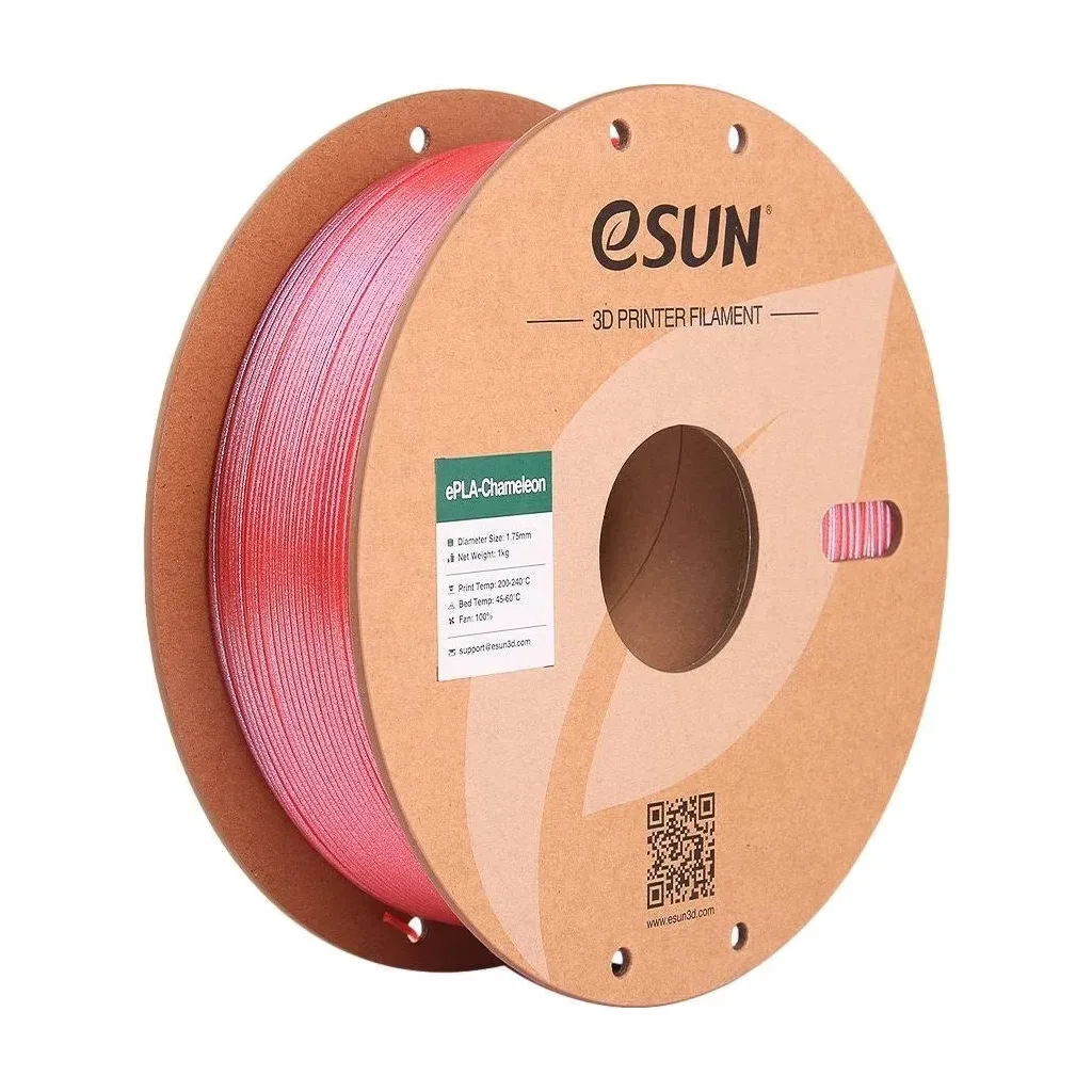 Пластик для 3D-принтера eSUN ePLA Chameleon 1,75mm 1kg RASBERRY RED (EPLA-CHAMELEON-P175RR1)