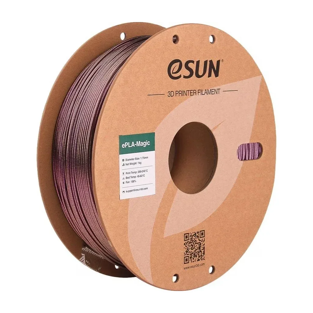 Пластик для 3D-принтера eSUN ePLA-Magic Dark Twinkling 1,75mm 1kg PURPLE (EPLA-MAGIC-P175DTZ1)
