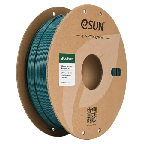 Пластик для 3D-принтера eSUN ePLA-Matte1,75мм, 1кг morandi green (EPLA-MATTE-P175MOG1)
