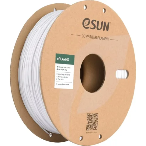Пластик для 3D-принтера eSUN ePLA+HS, 1,75мм, 1кг, cold white (EPLA+HS-P175CW1)