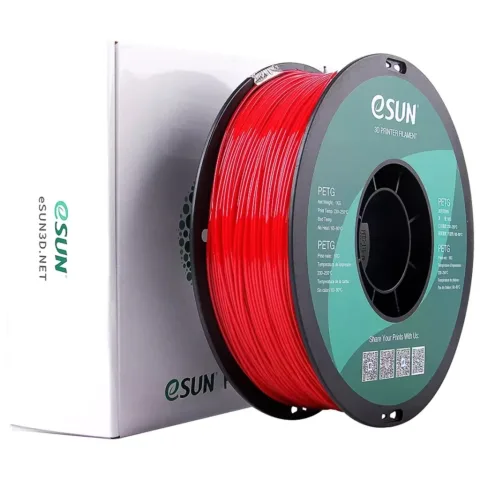 Пластик для 3D-принтера eSUN PETG P1.75мм, 1кг, RED FIRE ENGINE (PETG-P175FR1)