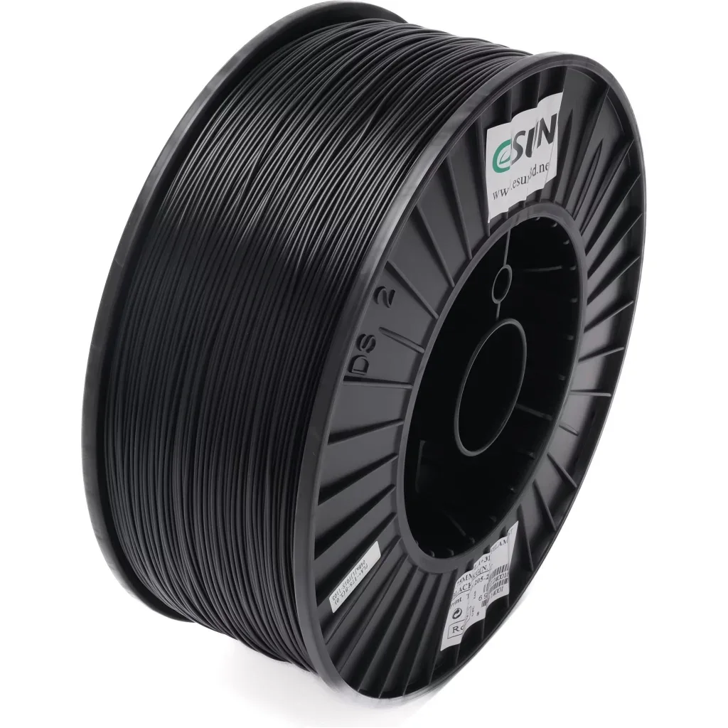 Пластик для 3D-принтера eSUN PLA+ 1.75мм, 3кг Black (PLA+175B3)