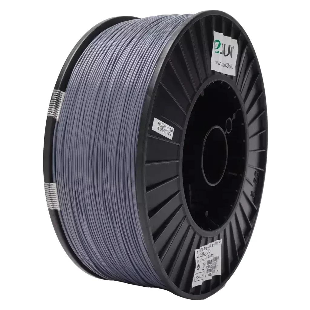 Пластик для 3D-принтера eSUN PLA+ 1.75мм, 3кг, Grey (PLA+175H3)