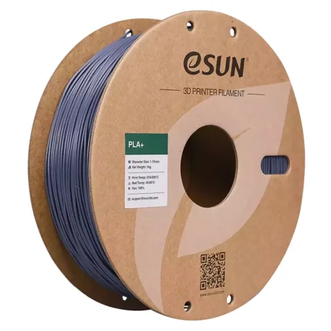 Пластик для 3D-принтера eSUN PLA+ 1.75мм, 5кг Grey (PLA+175H5)