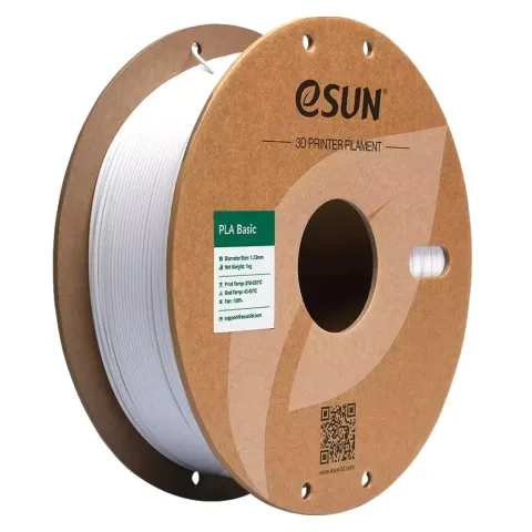 Пластик для 3D-принтера eSUN PLA BASIC 1,75mm 1kg COLD WHITE (PLA-BASIC175C-W1P1)