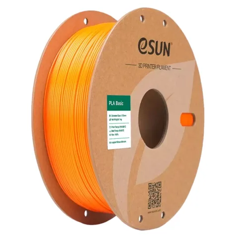 Пластик для 3D-принтера eSUN PLA BASIC 1,75mm 1kg ORANGE (PLA-BASIC175O1P1)