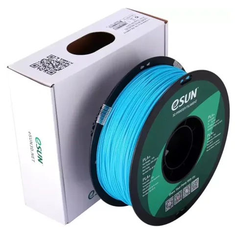 Пластик для 3D-принтера eSUN PLA+ P1.75мм, 1кг, Blue LIGHT (PLA+P175D1)