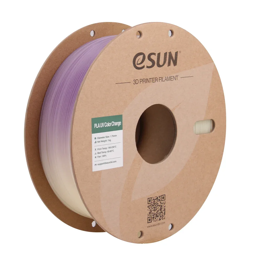 Пластик для 3D-принтера eSUN PLA UV 1,75mm 1kg Purple (PLA-UV CC175UV-Z1P1)
