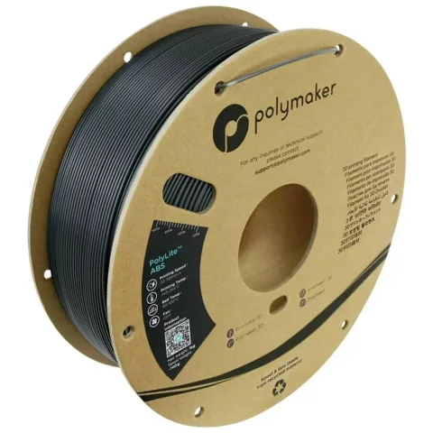 Пластик для 3D-принтера Polymaker ABS POLYLITE 1,75mm 1kg DARK GREY (PE01028)