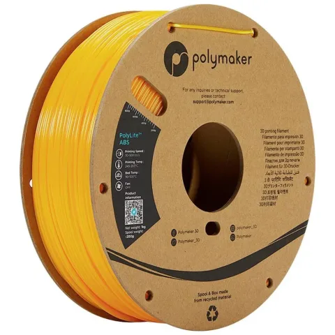 Пластик для 3D-принтера Polymaker ABS POLYLITE 1,75mm 1kg YELLOW (PE01006)