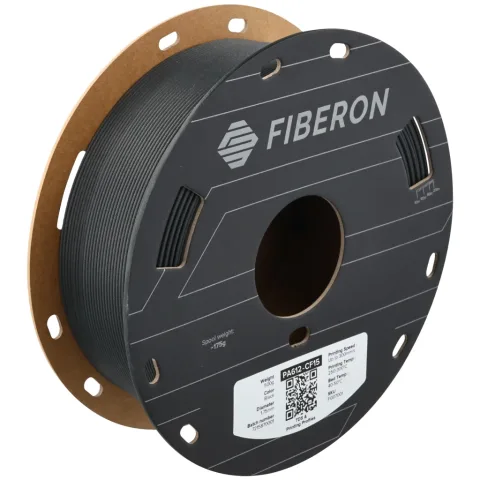 Пластик для 3D-принтера Polymaker Fiberon PA612-CF15 1,75mm 0,5kg BLACK (FG07001)