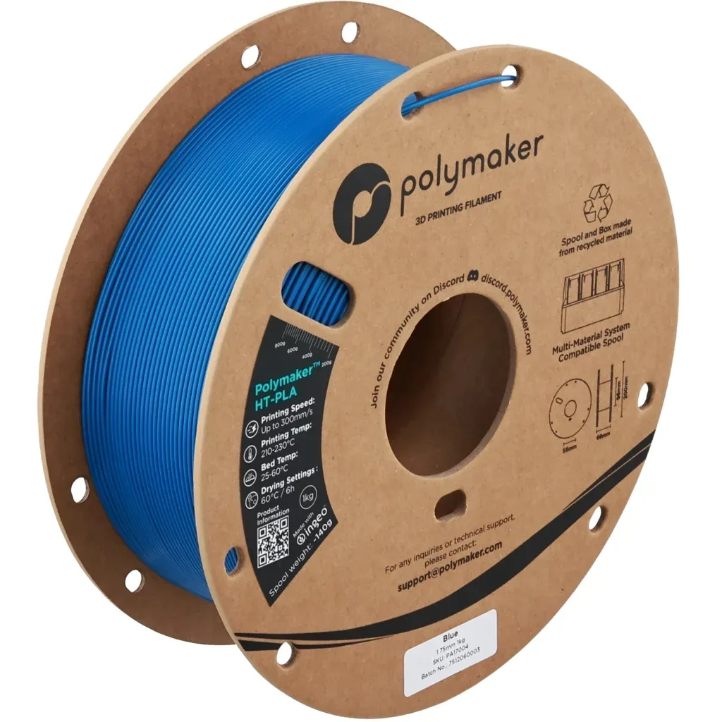 Пластик для 3D-принтера Polymaker HT-PLA 1,75mm 1kg BLUE (PA17004)