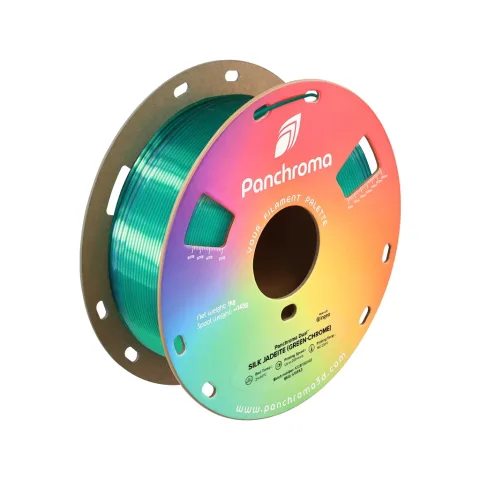 Пластик для 3D-принтера Polymaker PLA PANCHROMA DUAL SILK 1,75mm 1kg Green-Chrome (CA03028)
