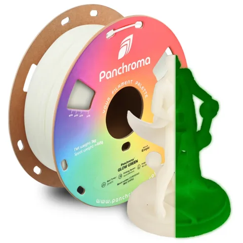 Пластик для 3D-принтера Polymaker PLA PANCHROMA GLOW 1,75mm 1kg GREEN (CA02030)