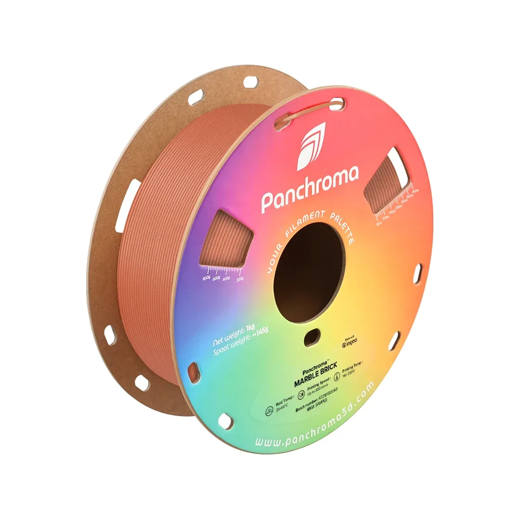 Пластик для 3D-принтера Polymaker PLA PANCHROMA MARBLE 1,75mm 1kg BRICK (CA04061)