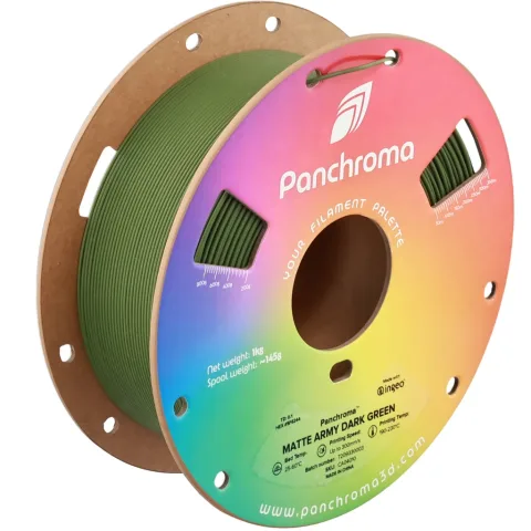 Пластик для 3D-принтера Polymaker PLA PANCHROMA MATTE 1,75mm 1kg ARMY DARK GREEN (CA04010)