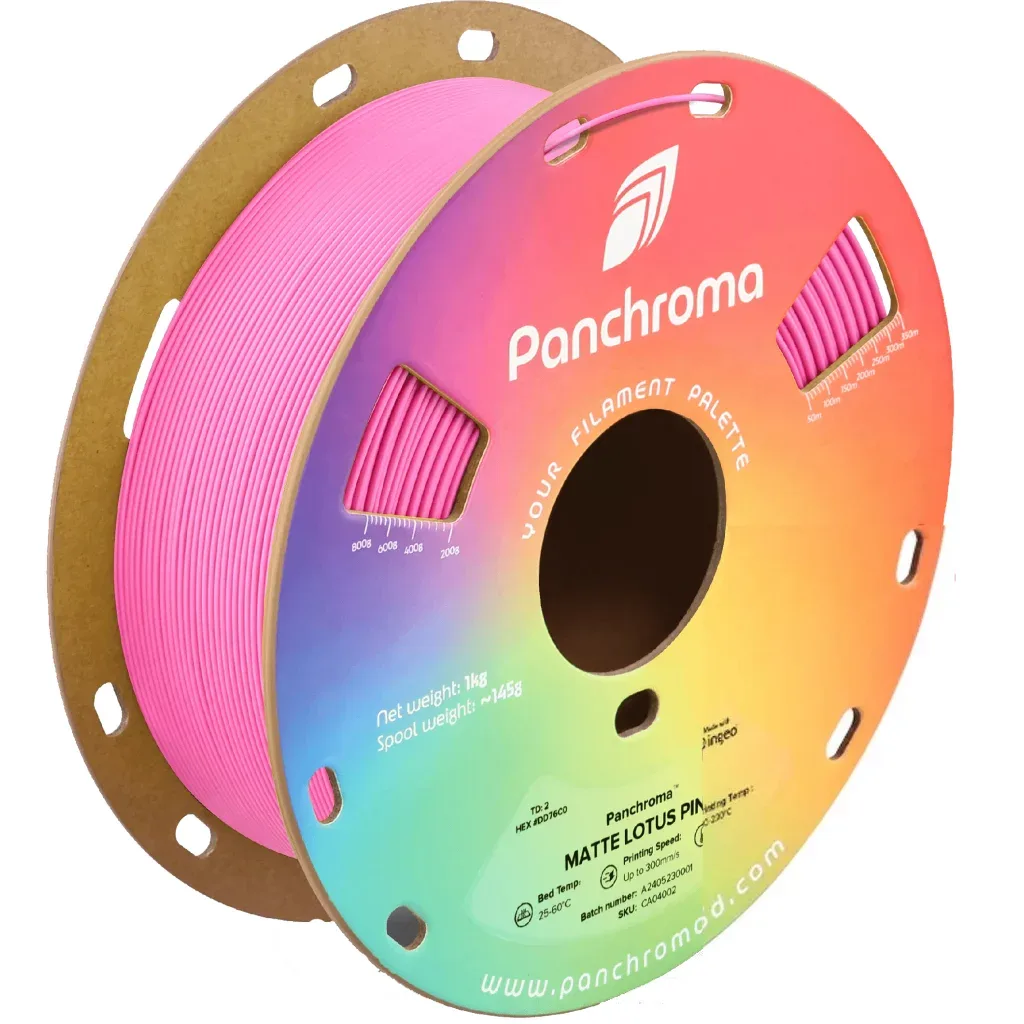 Пластик для 3D-принтера Polymaker PLA PANCHROMA MATTE 1,75mm 1kg LOTUS PINK (CA04002)