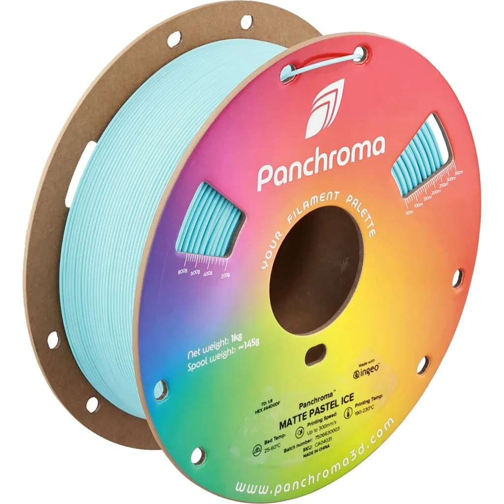 Пластик для 3D-принтера Polymaker PLA PANCHROMA MATTE 1,75mm 1kg PASTEL ICE (CA04031)